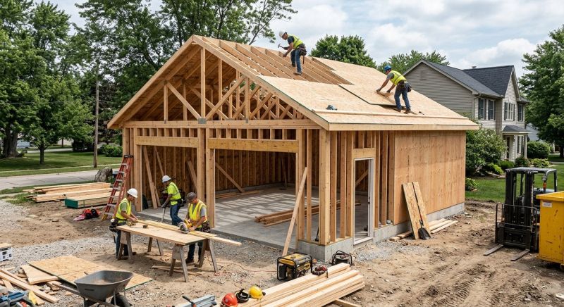 Attached Garage Construction in Summerville, SC