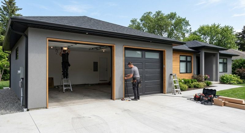 Four Car Garage Installation in South Houston, TX