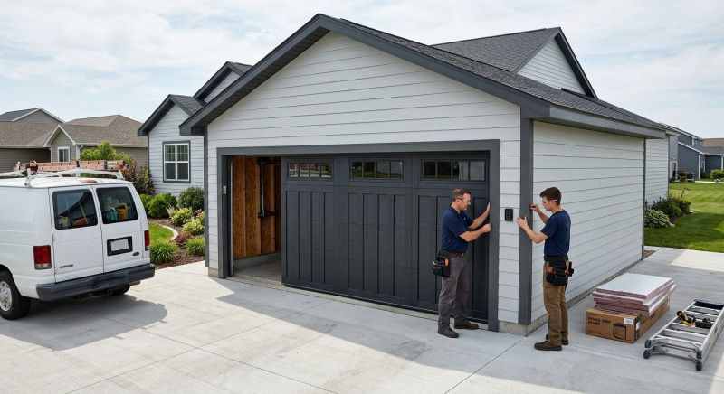 Three Car Garage Installation in Cypress, TX