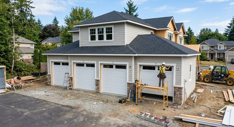 Three Car Garage Installation in Conroe, TX