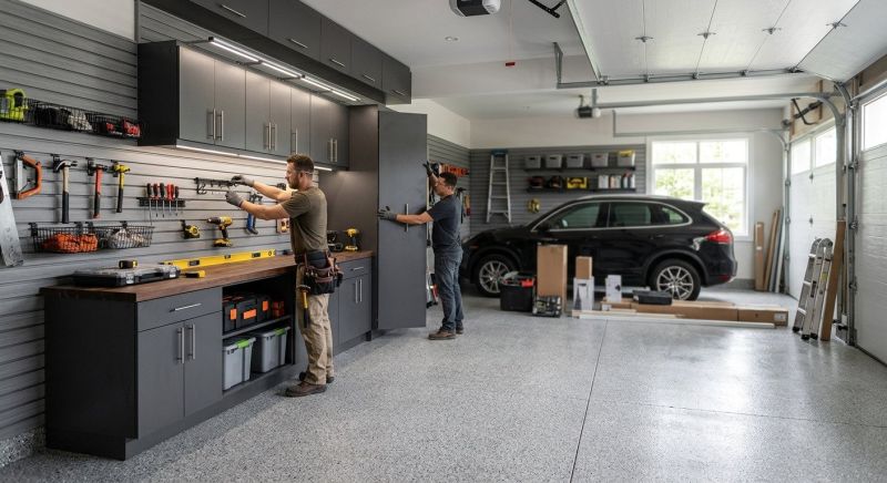 Three Car Garage Installation in Pearland, TX