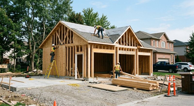 Wood Garage Installation in Houston, TX