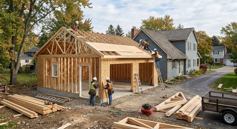 Wood Garage Installation in Cypress, TX