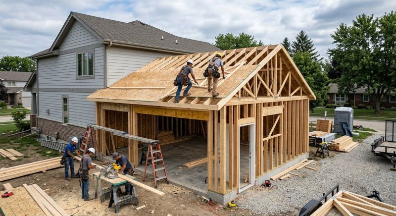 Garage Addition Installation in Katy, TX